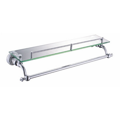 单层置物架带杆