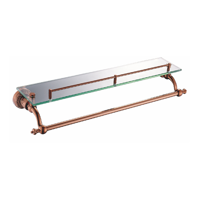 单层置物架带杆