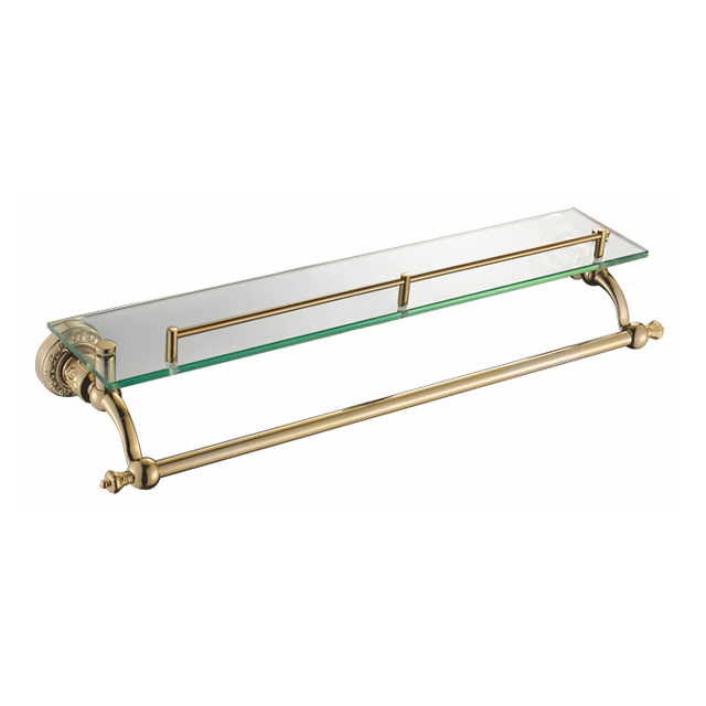 单层置物架带杆