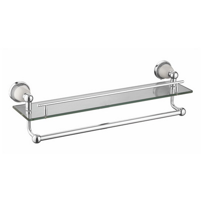 单层置物架带杆