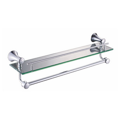 单层置物架带杆